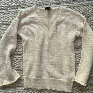 Cream J.Crew long sleeve sweater